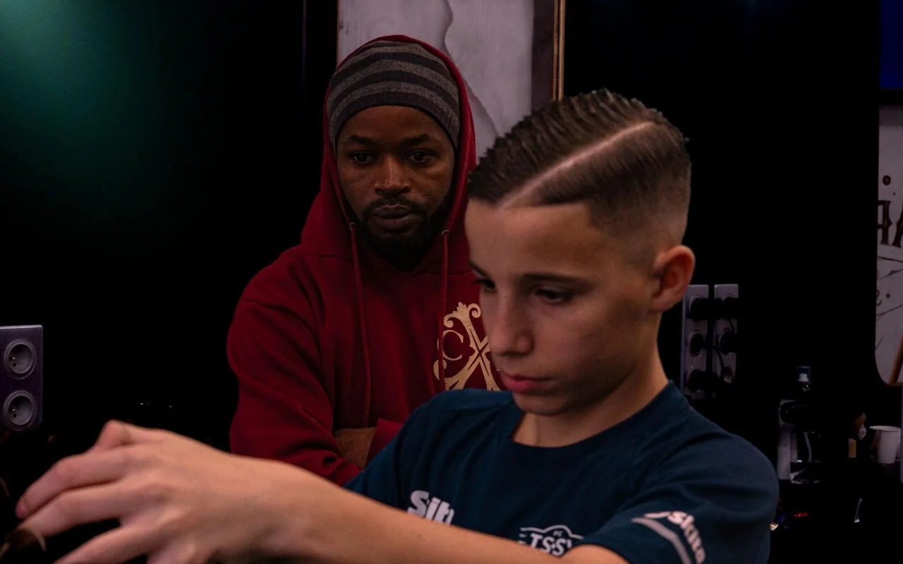 Dégradé réalisé chez Bel Barbier