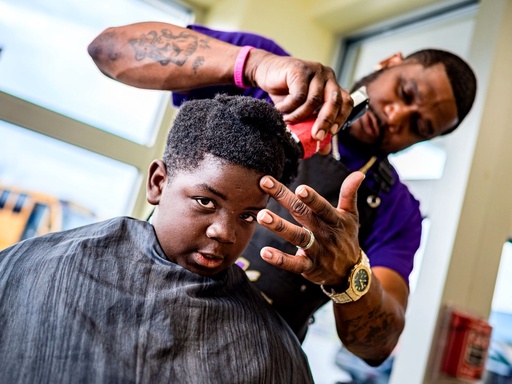 Homme - Coiffure afro